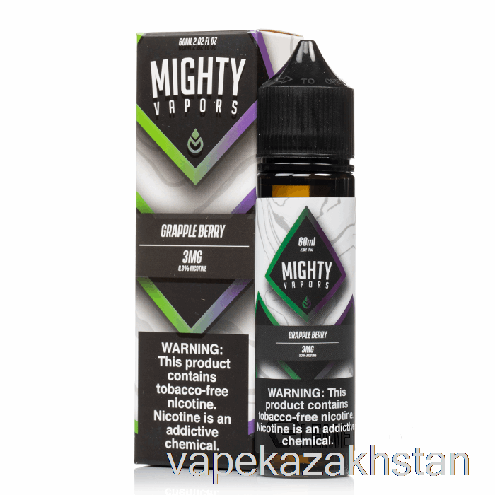 Vape Disposable Grapplebery - Mighty Vapors - 60mL 0mg